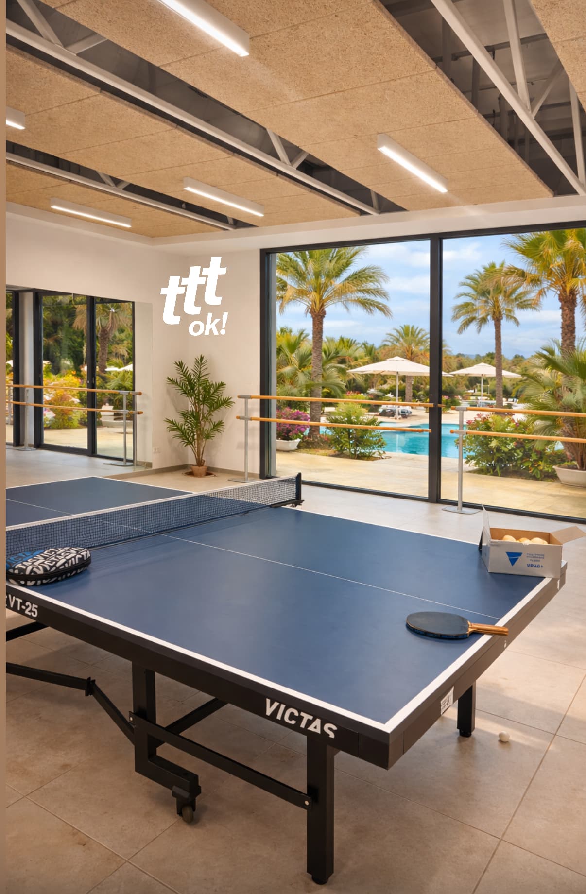 Table tennis workshop in Mallorca